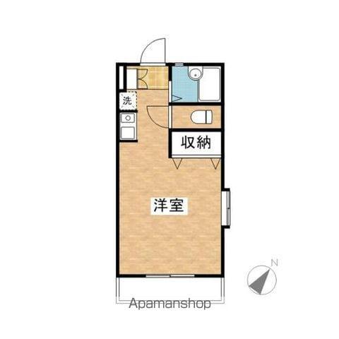 竹内ビル(ワンルーム/1階)の間取り写真