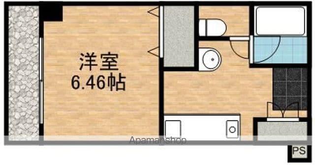 FINE(1K/2階)の間取り写真