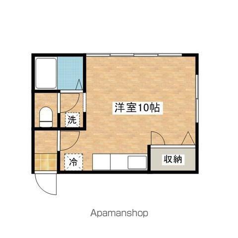 ヤングプラザ2(ワンルーム/1階)の間取り写真