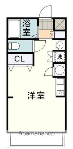 カーサミラ音羽(ワンルーム/2階)の間取り写真