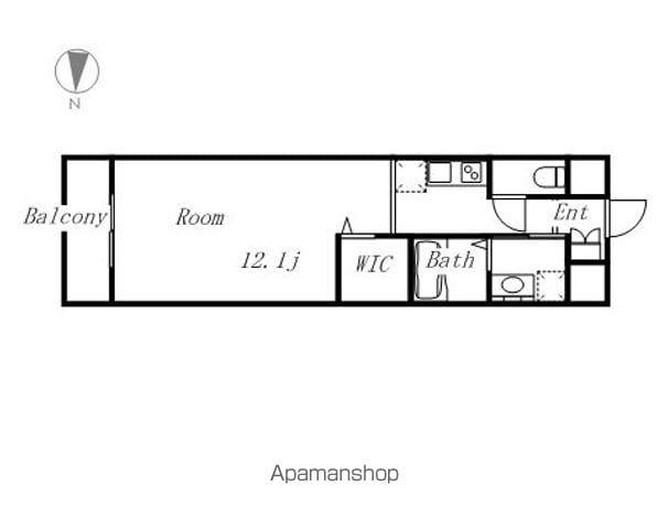 丸の内エンブルコート(ワンルーム/5階)の間取り写真