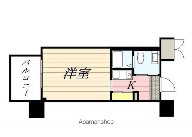 サヴォイ オーサーズプレイス(1K/5階)の間取り写真