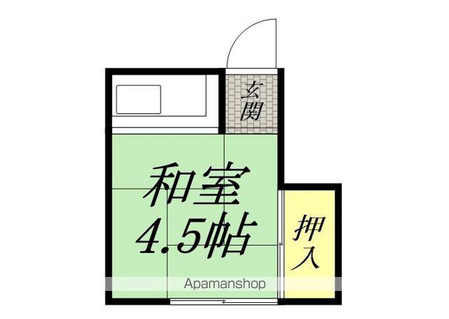 天沼アパート(ワンルーム/2階)の間取り写真