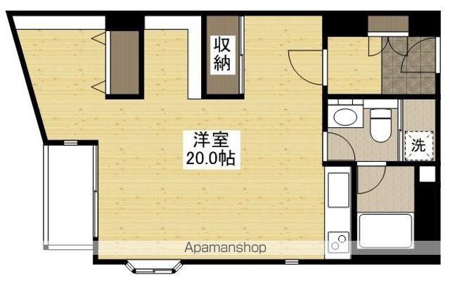 ナビオナルト(ワンルーム/5階)の間取り写真