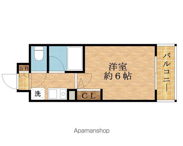 エスリード大阪城北(1K/4階)の間取り写真