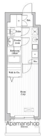 文京本駒込レジデンス(1K/5階)の間取り写真