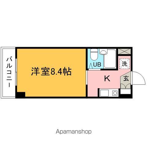 第1新井マンション(1K/3階)の間取り写真