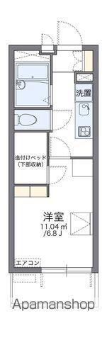 レオパレスパークフロントMK(1K/3階)の間取り写真
