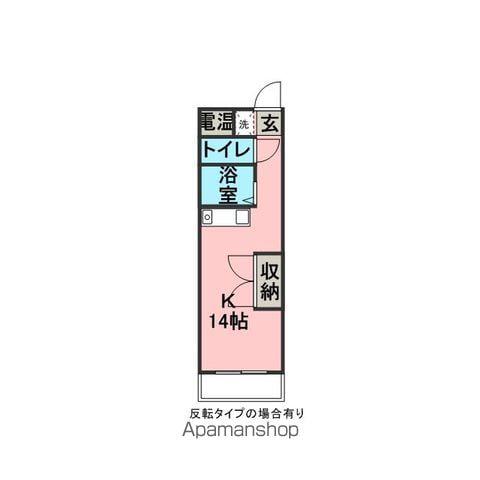 MKタウン江場B(ワンルーム/3階)の間取り写真