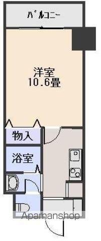 いよてつロフティ上一万(1K/12階)の間取り写真
