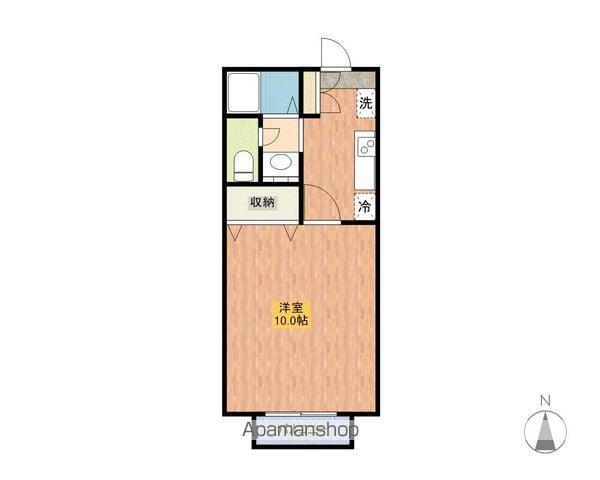 HOMESK木崎(1K/1階)の間取り写真