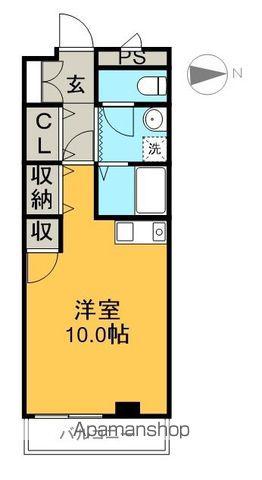 ル コレクティブTANABE(ワンルーム/2階)の間取り写真