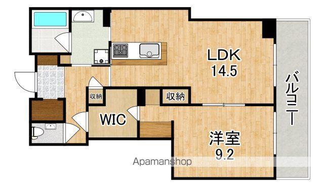 SHAMAISON PREMIER CYPRESS(1LDK/2階)の間取り写真