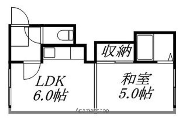 第1パレス藤(1LDK/1階)の間取り写真