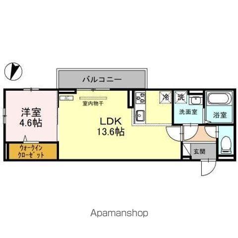 匠乃館 G(1LDK/2階)の間取り写真