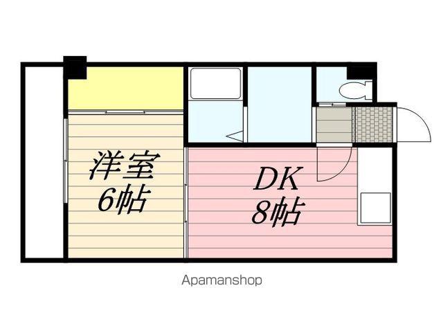 ソシアルコート菊水(1DK/1階)の間取り写真
