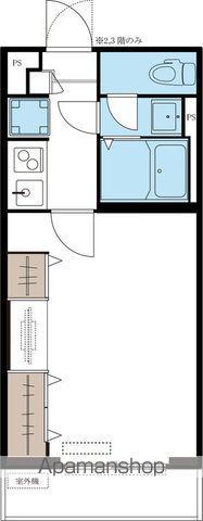 リブリ・露橋(1K/2階)の間取り写真