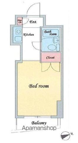 ミリオンコート中村橋(ワンルーム/2階)の間取り写真