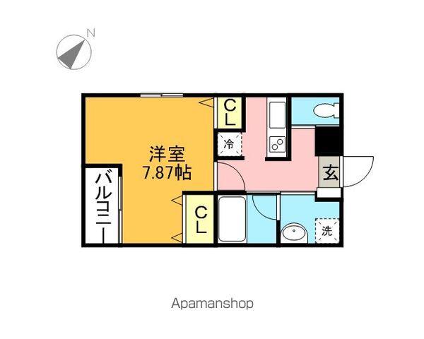 MSビルONE(1K/3階)の間取り写真