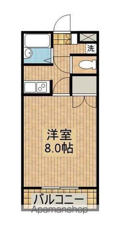 セラフィム(1K/4階)の間取り写真
