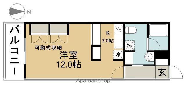 ESPRESSIVO(1K/3階)の間取り写真