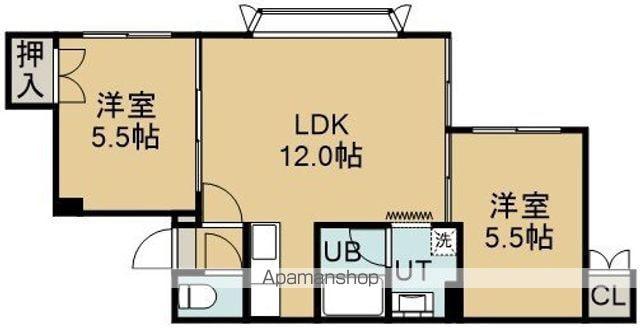 YーFLAT(2LDK/2階)の間取り写真