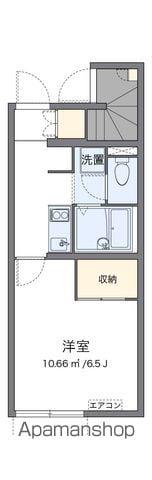 レオネクストモア ステージⅡ(1K/1階)の間取り写真