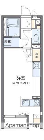 レオネクストなかた(ワンルーム/2階)の間取り写真