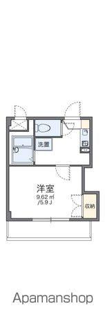 レオパレス楠(1K/2階)の間取り写真