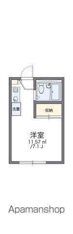 レオパレスパークヒル三ッ沢(1K/2階)の間取り写真