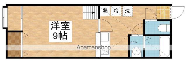 クエストS(1K/1階)の間取り写真