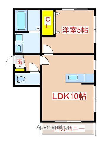 リアルライフN(1LDK/1階)の間取り写真