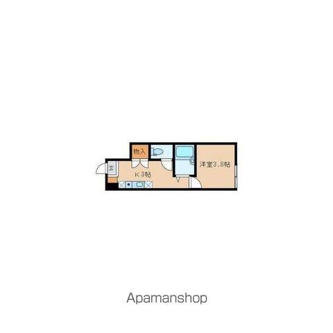 リヴ桜台(1K/1階)の間取り写真