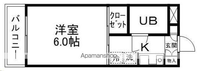 プチレジョン柏木(1K/1階)の間取り写真