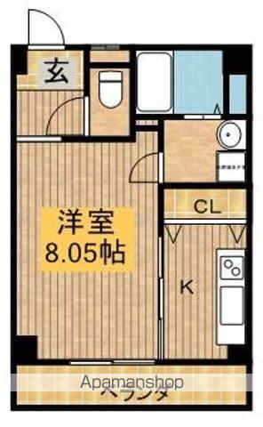ピエ・タ・テール本山(1K/2階)の間取り写真