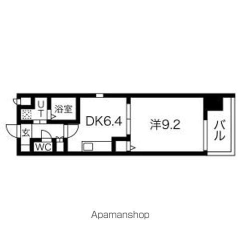 THE BRICKS(1DK/1階)の間取り写真