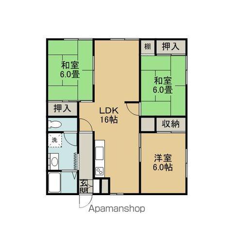 センチュリーハイツ(3LDK/5階)の間取り写真