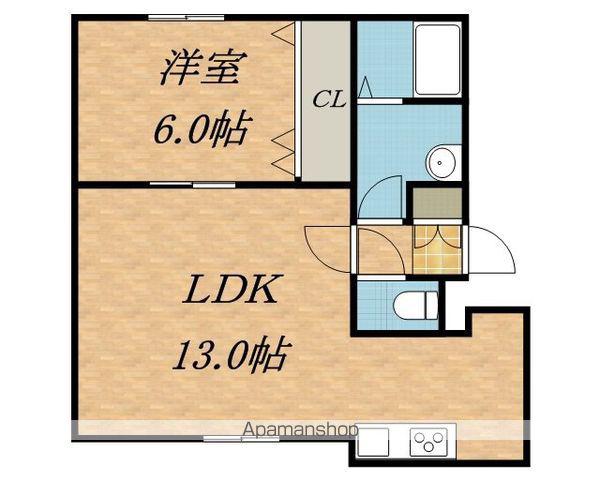 プレシューズ北35条(1LDK/2階)の間取り写真