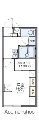 レオパレスソレイユⅡ(1K/2階)の間取り写真