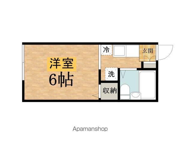 ルメルシェ(1K/2階)の間取り写真