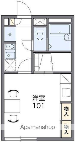レオパレスSEASIDEⅣ(1K/2階)の間取り写真