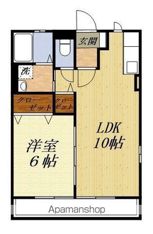 グラン・シャリオ(1LDK/2階)の間取り写真