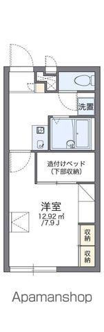 レオパレス青葉(1K/2階)の間取り写真