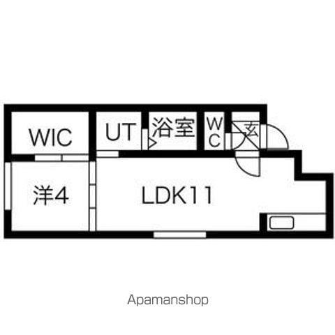 RAGUSA N5W17 A(1LDK/2階)の間取り写真