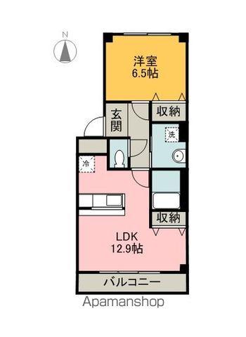 ESPOIR15(1LDK/3階)の間取り写真