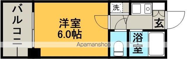 ダイナコート県庁前(1K/5階)の間取り写真