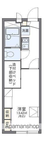 レオパレスANDROMEDA(1K/1階)の間取り写真