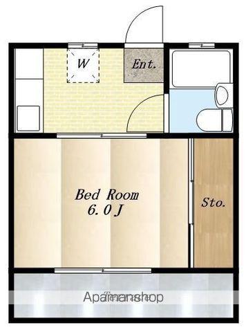 サフィール吉祥寺(1K/1階)の間取り写真