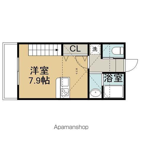 MARRINADELLAYⅡ(1K/2階)の間取り写真