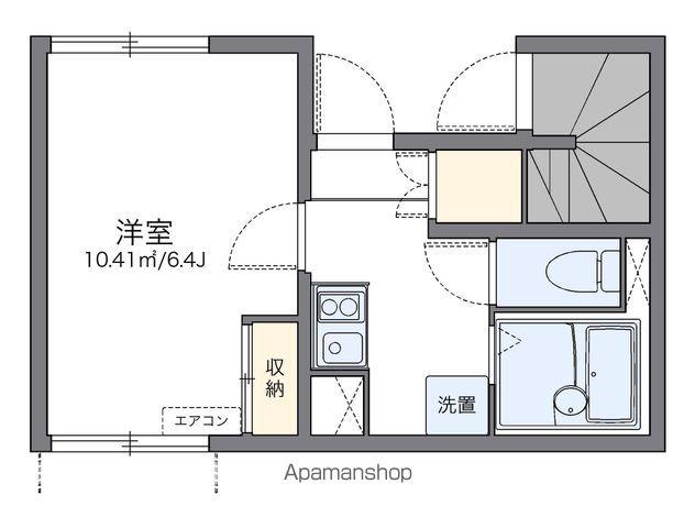 レオネクスト呉港(1K/1階)の間取り写真